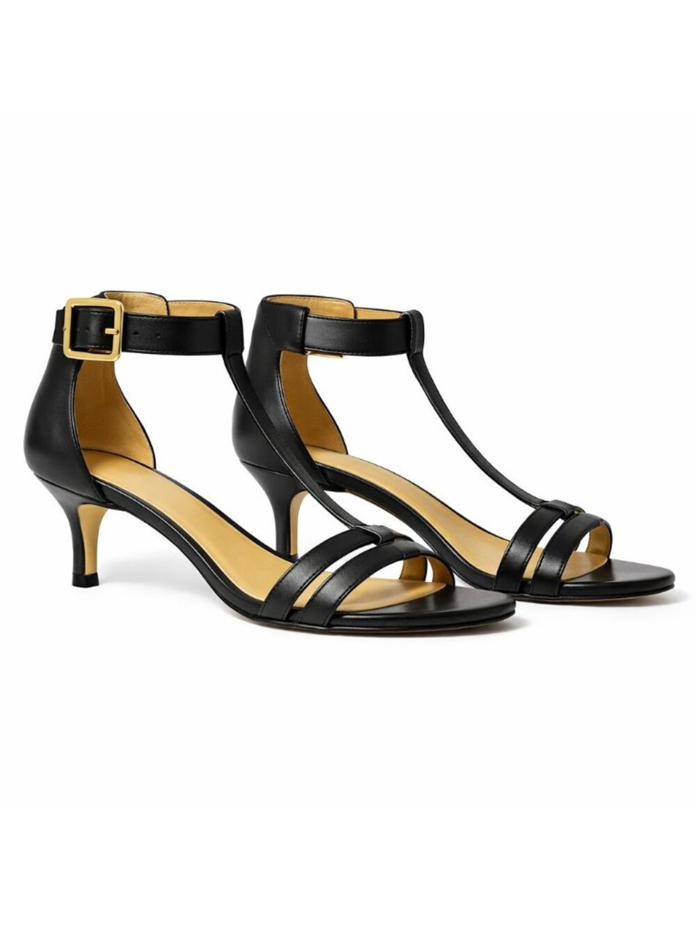 CATO Black Strappy Heels Size 8 Open Toe Ankle Strap Stiletto Sandals